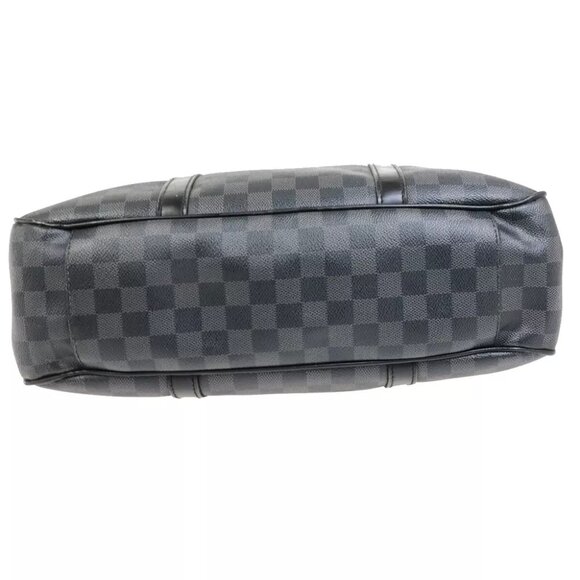 LOUIS VUITTON Tadao 2Way Shoulder Hand Bag Damier Graphite BK N51192 10ED499 - Picture 11 of 16